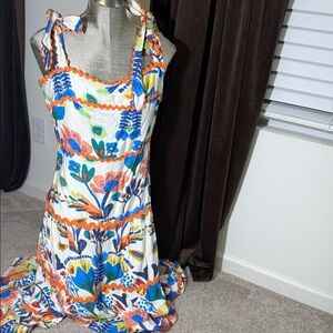 Floral Multicolor Maxi Dress